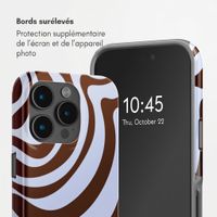 Selencia Coque arrière Vivid avec MagSafe Apple iPhone 15 Pro - Dream Swirl Chocolate