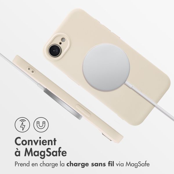 imoshion Coque Couleur avec MagSafe iPhone 16e - Beige