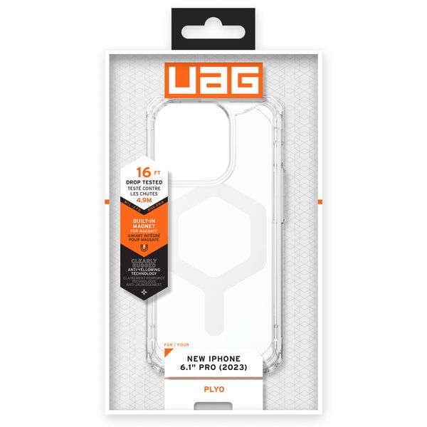 UAG Coque Plyo MagSafe iPhone 15 Pro - Ice / Blanc