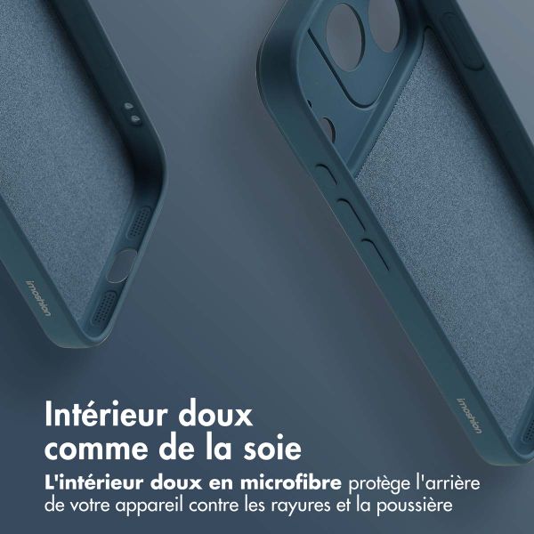 imoshion Coque Couleur avec MagSafe Apple iPhone 17 Pro Max - Bleu foncé