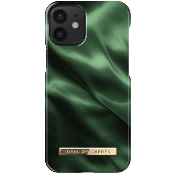 iDeal of Sweden Coque Fashion iPhone 12 Mini - Emerald Satin