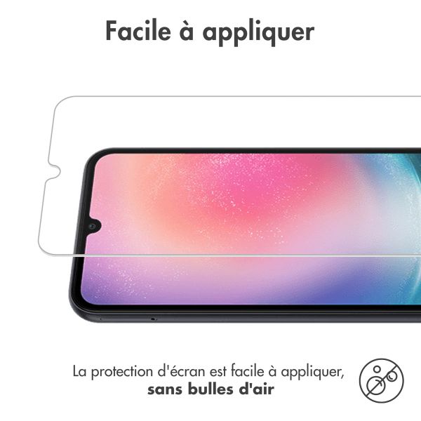 imoshion Protection d'écran en verre trempé pour Samsung Galaxy A25 (5G) - Transparent