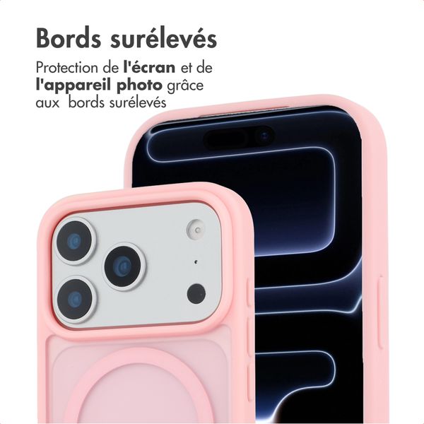imoshion Coque Color Guard avec MagSafe Apple iPhone 17 Pro - Rose clair