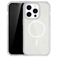 imoshion Coque Pailletée avec MagSafe Apple iPhone 13 Pro - Paillettes Transparent