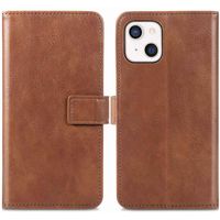imoshion Étui de téléphone portefeuille Luxe Apple iPhone 13 - brun