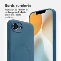 imoshion Coque Couleur avec MagSafe iPhone 16e - Bleu foncé