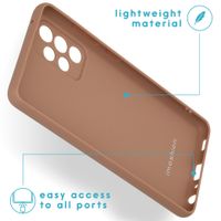 imoshion Coque Couleur Samsung Galaxy A52(s) (5G/4G) - Taupe