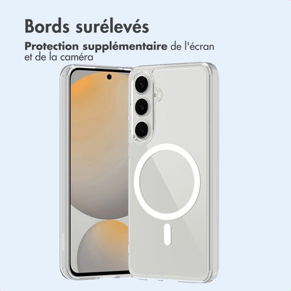 imoshion Coque arrière de protection avec MagSafe Samsung Galaxy S25 FE - Transparent