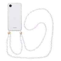 imoshion Coque avec dragonne + bracelet Apple iPhone 16e - Perles Cœurs