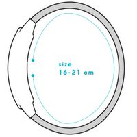 imoshion Bracelet en nylon Samsung Galaxy Watch 4 / 5 / 6 / 7 / FE (20 mm) - Bleu