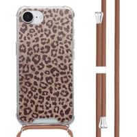 imoshion Coque Design avec cordon Apple iPhone 16e - Leopard Mood