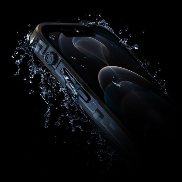 Redpepper Coque imperméable Dot Plus Apple iPhone 12 - Noir