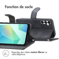 imoshion Etui de télephone portefeuille avec cordon Samsung Galaxy A17 (5G) - Noir