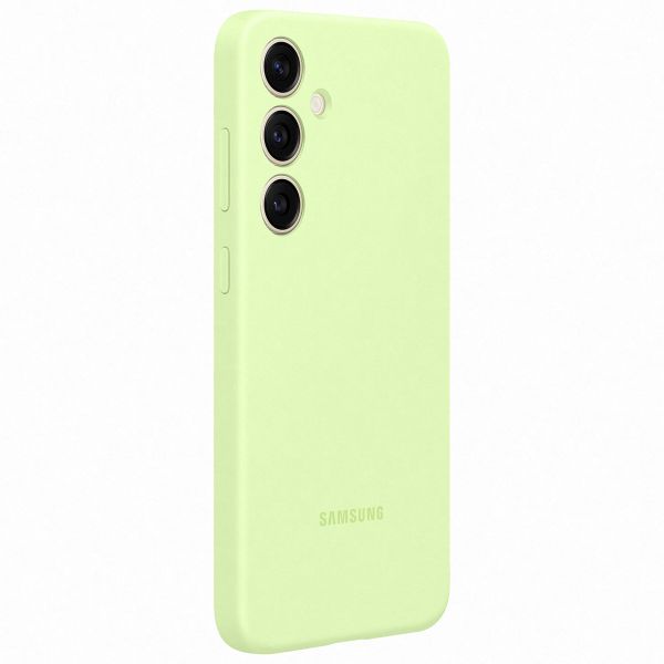 Samsung Original Coque en silicone Galaxy S24 Plus - Light Green