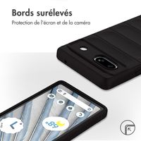 imoshion Coque arrière EasyGrip Google Pixel 7a - Noir