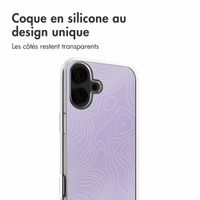 imoshion Coque Design Apple iPhone 16 - Topo Lilac