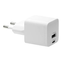 dbramante1928 re-charge | Chargeur Secteur - USB-C 25 watts + USB-A 18 watts - Blanc