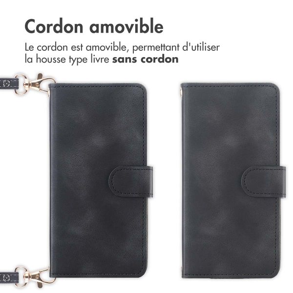 imoshion Etui de téléphone portefeuille avec cordon Google Pixel 9A - Noir