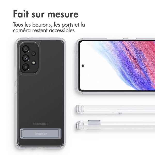 imoshion ﻿Coque Stand Samsung Galaxy A53 - Transparent