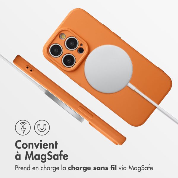 imoshion Coque Couleur avec MagSafe Apple iPhone 16 Pro - Neon Orange