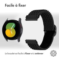 imoshion Bracelet élastique en nylon Samsung Galaxy Watch 5 (40 mm) - Noir