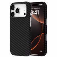 Accezz Coque Kevlar MagSafe Apple iPhone 17 Pro - Noir