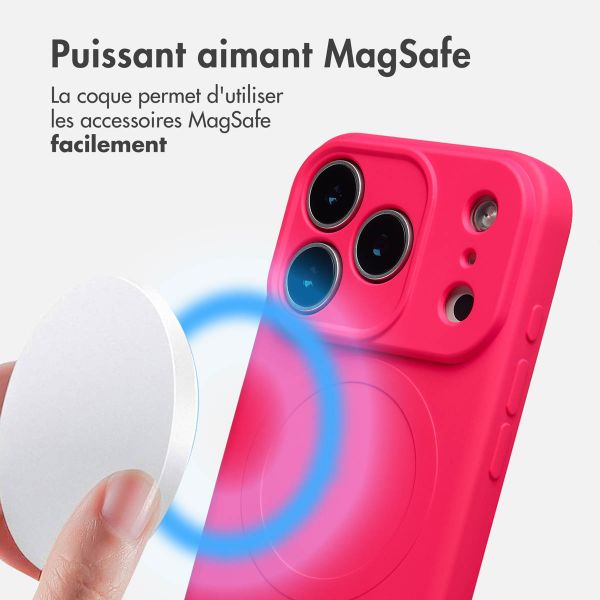 imoshion Coque Couleur avec MagSafe Apple iPhone 17 Pro - Neon Pink