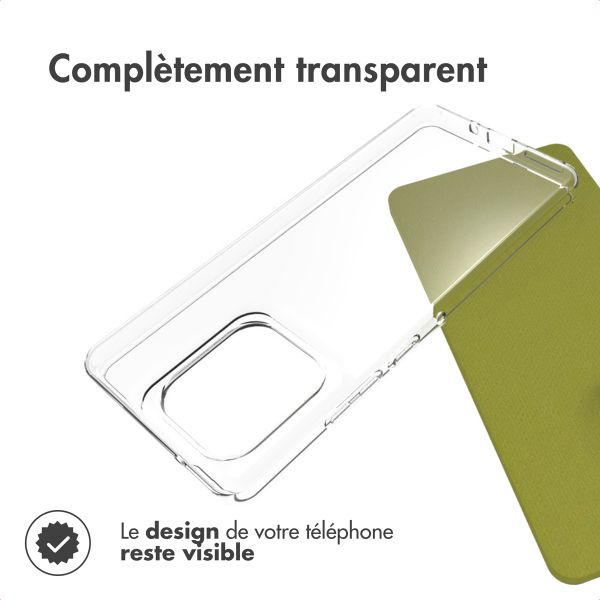 Accezz Coque Clear Motorola Moto G86 - Transparent
