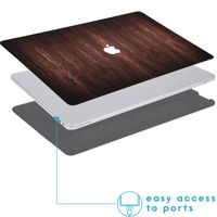 imoshion Coque Design Laptop MacBook Pro 16 pouces (2019) - A2141 - Dark Brown Wood