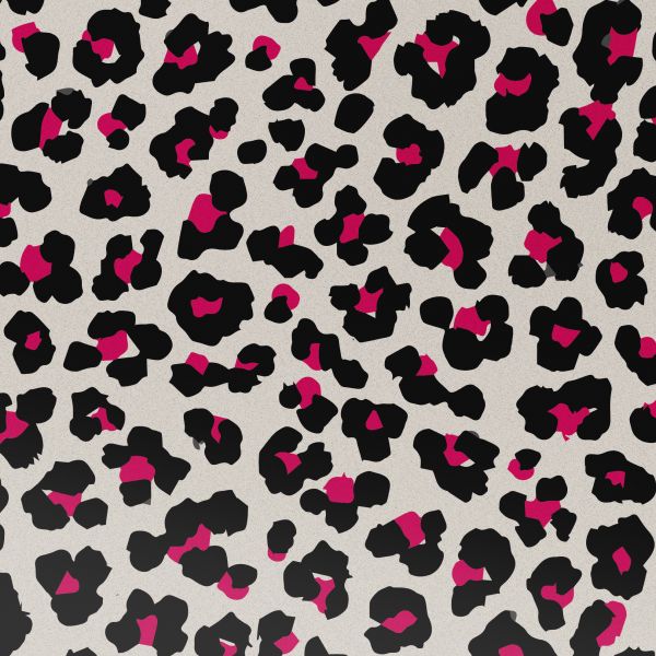 imoshion Coque Design iPhone 14 - Leopard Pink