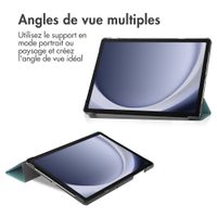imoshion Coque tablette Trifold Samsung Galaxy Tab A9 Plus - Vert foncé