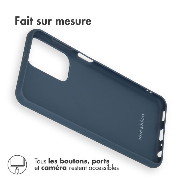 imoshion Coque Couleur Samsung Galaxy A23 (5G) - Bleu foncé