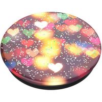 PopSockets PopGrip - Amovible - Glitter Bokeh Hearts