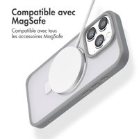 Accezz Coque Ring Stand avec MagSafe iPhone 16 Pro - Grey