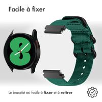 imoshion Bracelet en nylon - Connexion universelle de 20 mm - Vert foncé