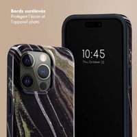 Selencia Coque arrière Vivid Apple iPhone 15 Pro - Chic Marble