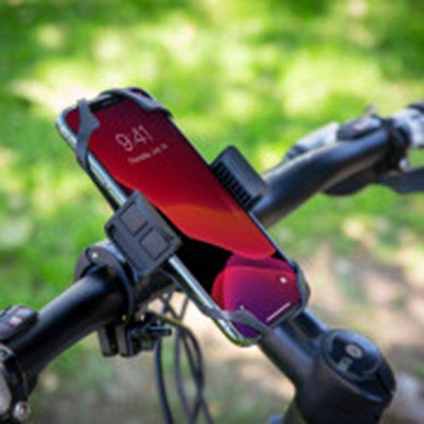 Scosche HandleBar mount - Support de téléphone pour vélo - Universel - Rotatif à 360 degrés - Noir