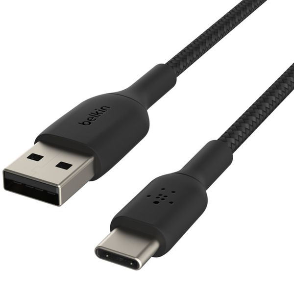 Belkin Boost↑Charge™﻿ Braided USB-C vers câble USB - 2 mètres -Noir