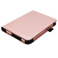 imoshion Étui de liseuse portefeuille en cuir végan Kobo Clara HD - Rose Doré