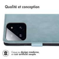 imoshion Étui de télephone portefeuille de luxe Xiaomi 14T - Bleu clair