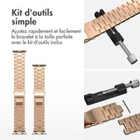 imoshion Bracelet en acier Apple Watch Series 1 á 11 / SE / Ultra (44/45/46/49 mm) - Rose Dorée