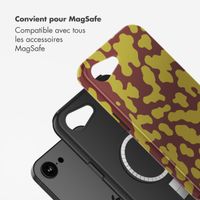 Selencia Coque arrière Vivid avec MagSafe Apple iPhone 16e - Moo'd Olive Dust