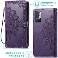 imoshion Etui de téléphone Mandala Xiaomi Redmi Note 10 (5G) - Violet