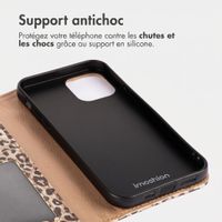 imoshion Étui de télephone portefeuille Design Apple iPhone 12 (Pro) - Leopard Mood