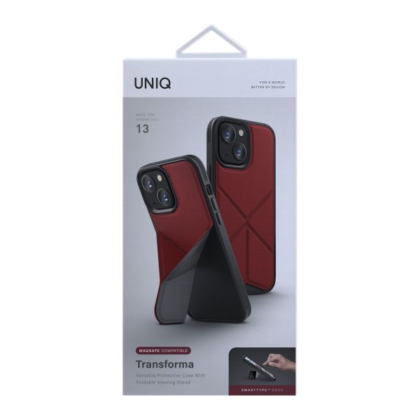 Uniq Coque Transforma avec MagSafe iPhone 13 - Coral