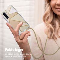 imoshion Coque Design avec cordon Samsung Galaxy A26 - Beige Graphic