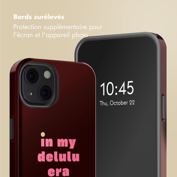 Selencia Coque arrière Vivid avec MagSafe Apple iPhone 13 - Delulu