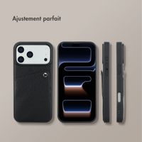 Selencia Coque Riva avec porte-cartes Apple iPhone 17 Pro - Noir
