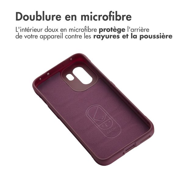 imoshion EasyGrip Backcover OnePlus 15R - Aubergine
