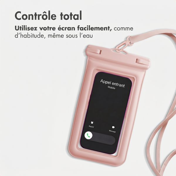 imoshion Floating Waterproof Pouch - Coque de téléphone universelle étanche - Rose